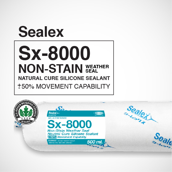 Sx-8000 Non-Stain Weather Seal