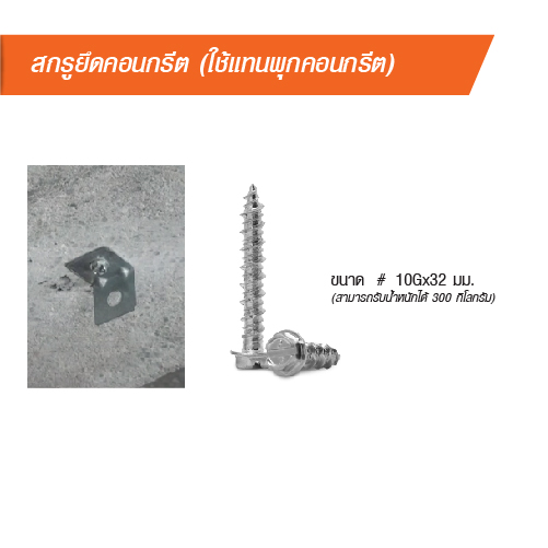 Concrete Fixing Bolt Screw-100