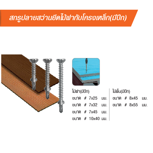 Fiber Cement Board Screw-100