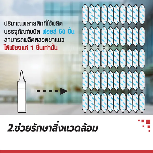 รักษาสิ่งแวดล้อม 5 ข้อดีของการใช้งานฟอยล์ซีลเลกซ์ คือ รักษาสิ่งแวดล้อม