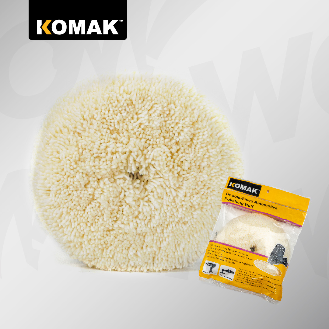 ลูกขัดขนแกะ komak ลูกขัดขนแกะ คุณสมบัติลบรอยกระดาษทราย มีความหยืดหยุ่น