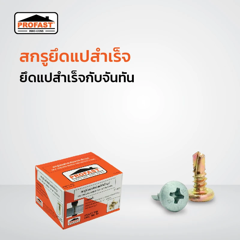 สกรูยึดแปสำเร็จรูป โปรฟาส์ท