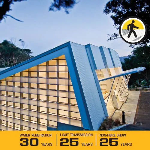 แผ่นโปร่งแสง Topglass Ultra-Safe รุ่นทนทานสูง