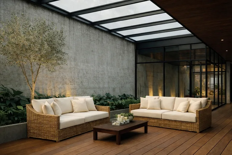 ต่อเติมที่นั่งเล่นด้วย แผ่นกัดสาดโปร่งแสง ทีรูป(TROOF)